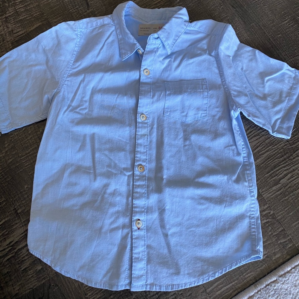 Zara Boys Collection Blue Tshirt 5/6